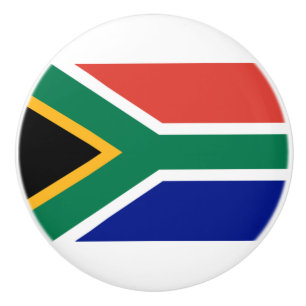 Pomo De Cerámica Bandera de Sudáfrica