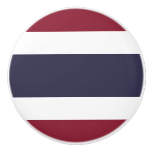 Pomo De Cerámica Bandera de Tailandia