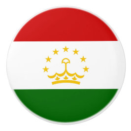 Pomo De Cerámica Bandera de Tayikistán