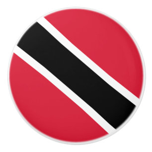 Pomo De Cerámica Bandera de Trinidad y Tobago