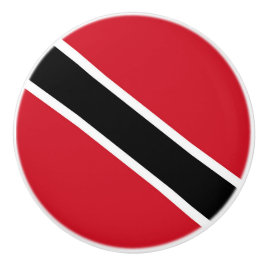 Pomo De Cerámica Bandera de Trinidad y Tobago