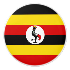 Pomo De Cerámica Bandera de Uganda