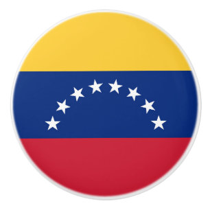 Pomo De Cerámica Bandera de Venezuela