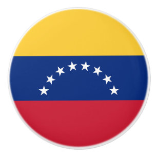 Pomo De Cerámica Bandera de Venezuela
