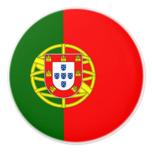 Pomo De Cerámica Bandera del botón de cerámica de Portugal