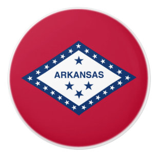 Pomo De Cerámica Bandera del estado de Arkansas