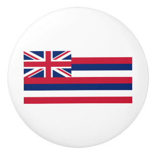 Pomo De Cerámica Bandera del estado de Hawái