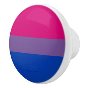 Pomo De Cerámica Bandera del Orgullo Bisexual de SlipperyJoe lavand