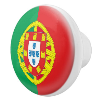 Pomo De Cerámica Bandera del portugués de Portugal