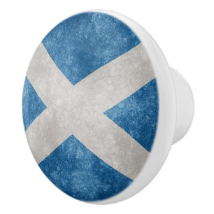 Pomo De Cerámica Bandera escocesa