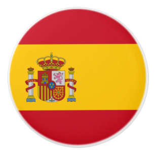 Pomo De Cerámica Bandera española (España)