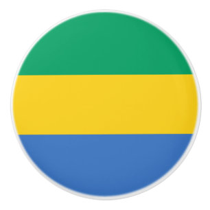 Pomo De Cerámica Bandera Gabonesa (Gabón)