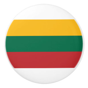 Pomo De Cerámica Bandera lituana
