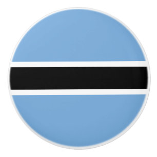 Pomo De Cerámica Bandera patriótica de Botsuana