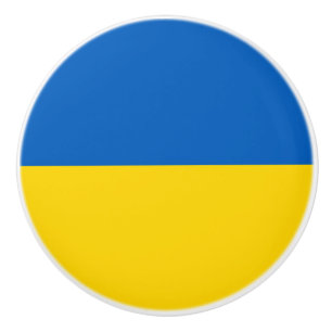 Pomo De Cerámica Bandera ucraniana (Ucrania)