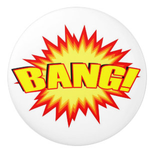 Pomo De Cerámica ¡Bang!