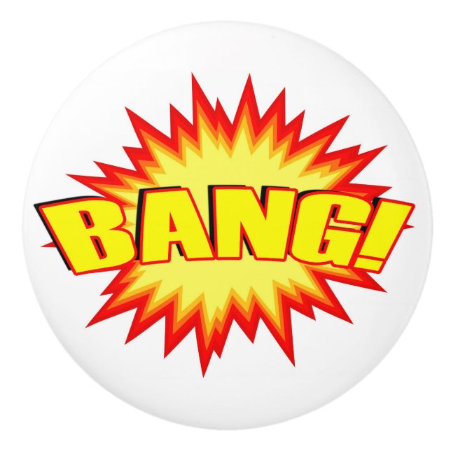 Pomo De Cerámica ¡Bang! (Anverso)