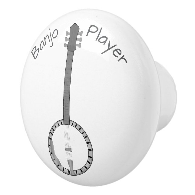 Pomo De Cerámica Banjo Design Personalised (Derecha)