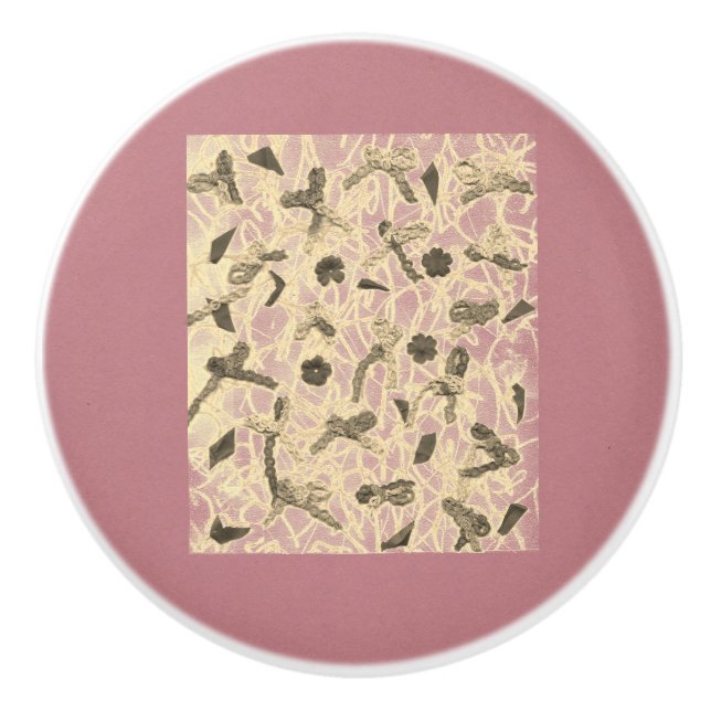 Pomo De Cerámica Barras flotantes embellecidas (Anverso)