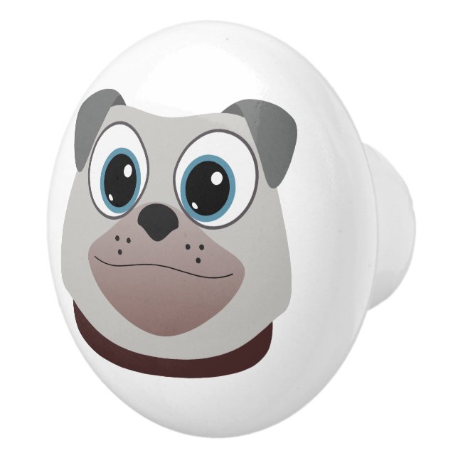 Pomo De Cerámica Barro amasado (Derecha)