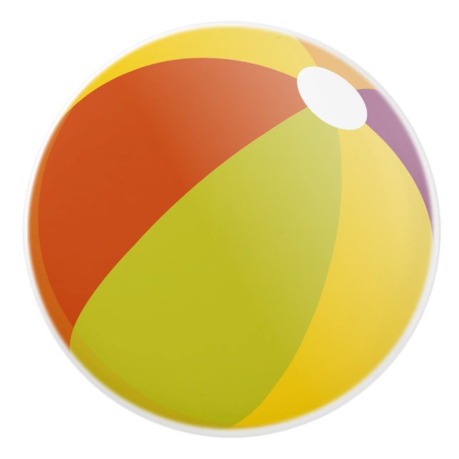 Pomo De Cerámica Beach Ball (Anverso)