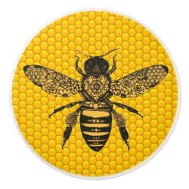 Pomo De Cerámica Bee victoriano