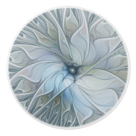 Pomo De Cerámica Belleza elegante arte abstracto fractal moderno fl