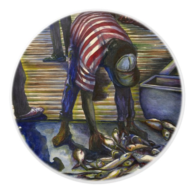 Pomo De Cerámica Bendiciones del sábado, Harbour Island, Bahamas (Anverso)