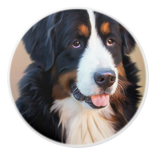 Pomo De Cerámica Berner Sennenhund