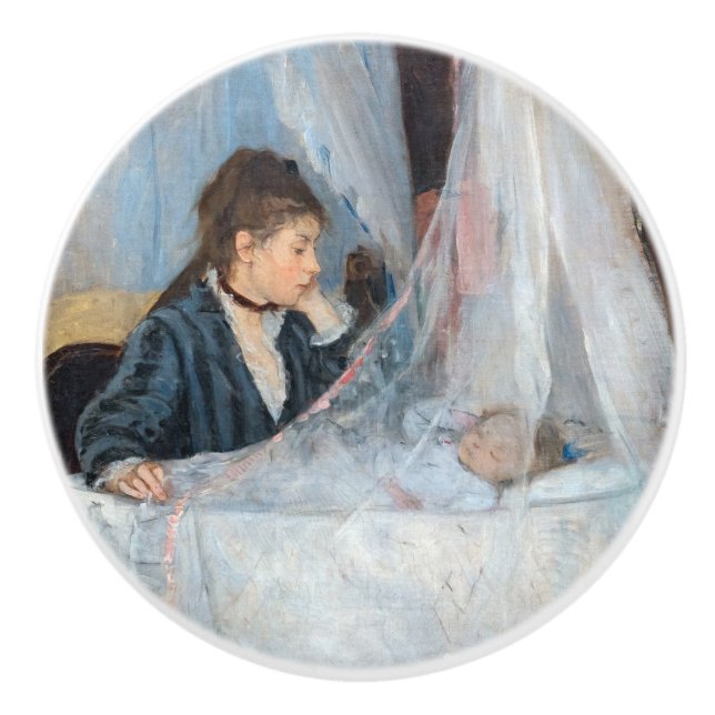 Pomo De Cerámica Berthe Morisot - La cuna (Anverso)