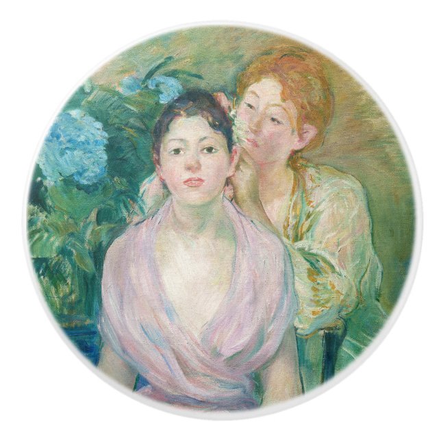Pomo De Cerámica Berthe Morisot - La Horstensia / Las Dos Hermanas (Anverso)
