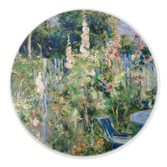 Pomo De Cerámica Berthe Morisot - Rosas Tremieres (Anverso)