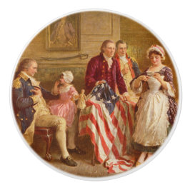 Pomo De Cerámica Betsy Ross, 1777 (Historia de los Estados Unidos) 
