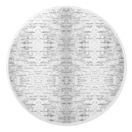 Pomo De Cerámica Blanco, como en Birch Bark Photo