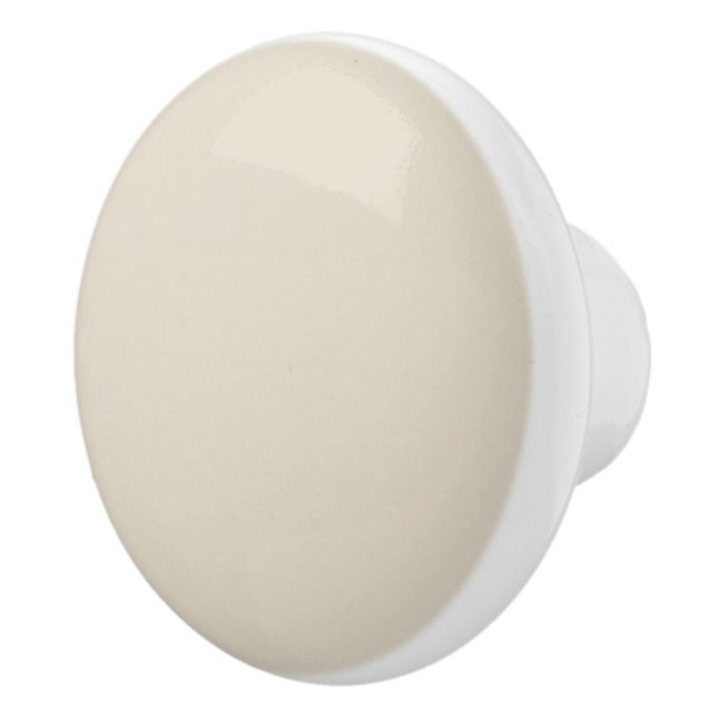 Pomo De Cerámica Blanco Hueso (Derecha)