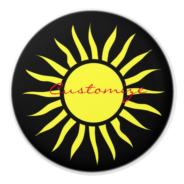 Pomo De Cerámica Blazing Sun Thunder_Cove (Anverso)