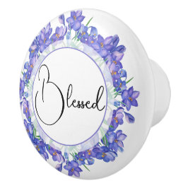 Pomo De Cerámica Blessed