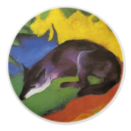Pomo De Cerámica Blue Fox (de Franz Marc)