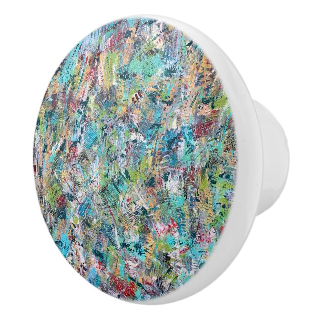 Pomo De Cerámica Blue Meadow Ceramic Pull (Derecha)