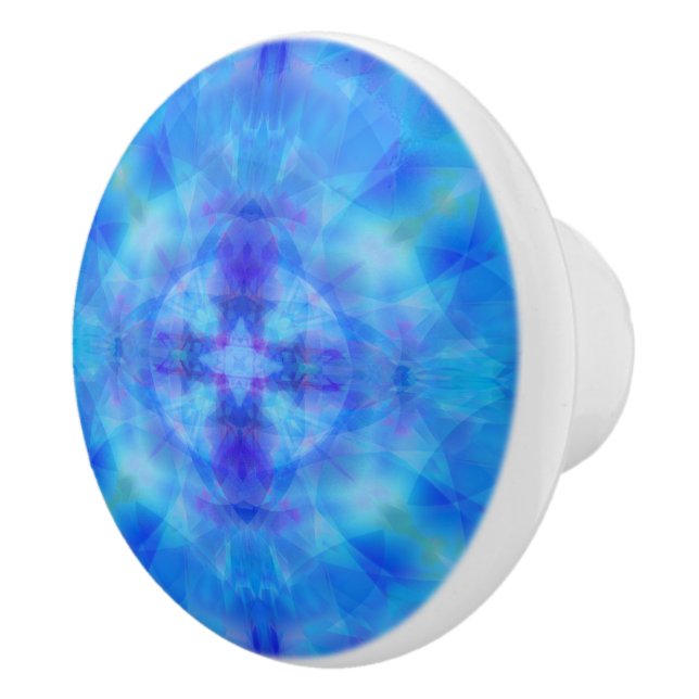 Pomo De Cerámica Blue Wings (Derecha)