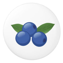 Pomo De Cerámica BlueBerry dulce