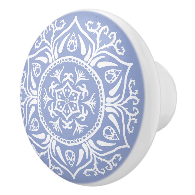 Pomo De Cerámica Blueberry Mandala (Derecha)