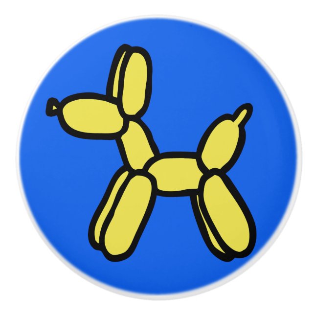 Pomo De Cerámica Bolas de cerámica de perro de globo (Anverso)