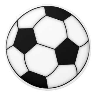 Pomo De Cerámica Bolas de porcelana de bolas de fútbol
