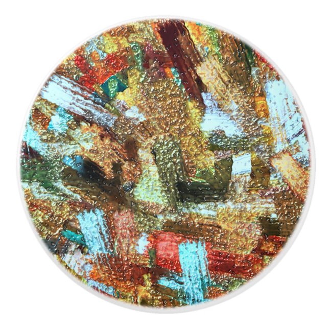 Pomo De Cerámica Bolsa de cerámica de Arizona horneada (Anverso)