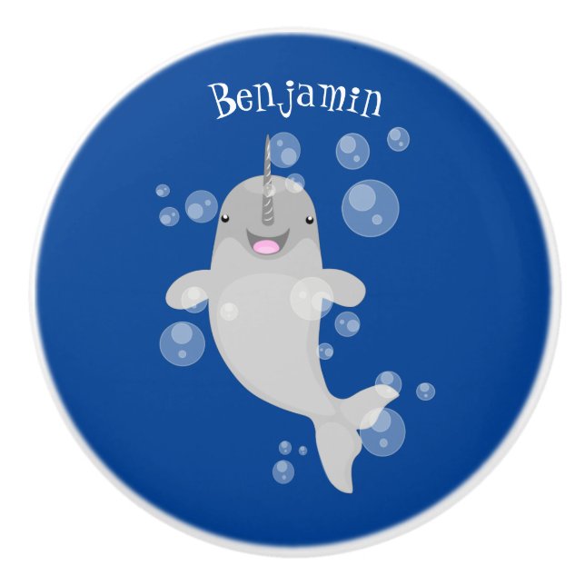 Pomo De Cerámica Bombillas de narguile alegres, ilustracion persona (Anverso)