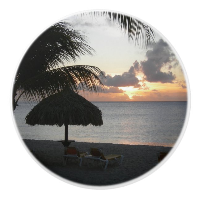 Pomo De Cerámica Bonaire Sunset Ceramic Pull (Anverso)