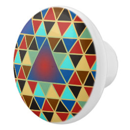 Pomo De Cerámica Bonito Triángulo patrón III + sus ideas