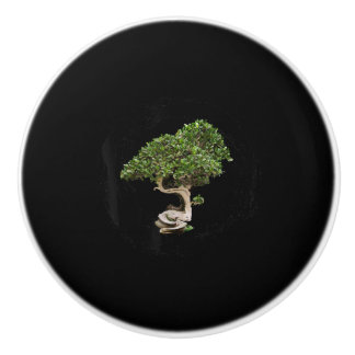 Pomo De Cerámica bonsai tree enso círculo calilizen