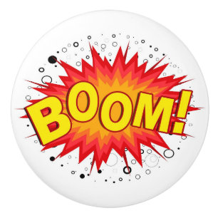 Pomo De Cerámica ¡Boom!